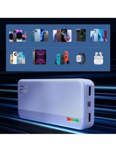 Joyroom powerbank 20000mAh Dazzling Series 12W vit (JR-T017)