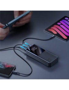 Joyroom powerbank 20000mAh 22,5W PD QC3.0 AFC svart (JR-QP192)