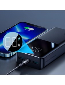 Joyroom powerbank 20000mAh 22,5W PD QC3.0 AFC svart (JR-QP192)