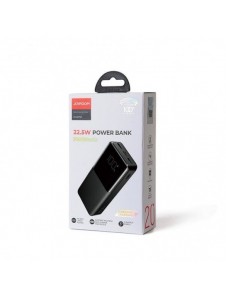 Joyroom powerbank 20000mAh 22,5W PD QC3.0 AFC svart (JR-QP192)