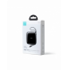 Joyroom powerbank 10000mAh Jelly Series 22,5W med inbyggd USB C-kabel svart (JR-L002)