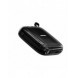 Joyroom powerbank 10000mAh Jelly Series 22,5W med inbyggd USB C-kabel svart (JR-L002)