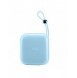 Joyroom powerbank 10000mAh Jelly Series 22,5W med inbyggd USB C-kabel blå (JR-L002)