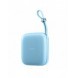 Joyroom powerbank 10000mAh Jelly Series 22,5W med inbyggd USB C-kabel blå (JR-L002)