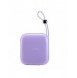 Joyroom powerbank 10000mAh Jelly Series 22,5W med inbyggd USB C-kabel lila (JR-L002)