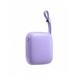 Joyroom powerbank 10000mAh Jelly Series 22,5W med inbyggd USB C-kabel lila (JR-L002)