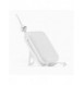 Joyroom powerbank med USB C och Lightning-kablar och stativ Cutie Series 10000mAh 22,5W vit (JR-L008)