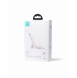 Joyroom powerbank med USB C och Lightning-kablar och stativ Cutie Series 10000mAh 22,5W vit (JR-L008)