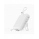 Joyroom powerbank med USB C och Lightning-kablar och stativ Cutie Series 10000mAh 22,5W vit (JR-L008)