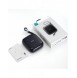 Joyroom powerbank 10000mAh Jelly Series 22,5W med inbyggd Lightning-kabel svart (JR-L003)