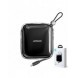 Joyroom powerbank 10000mAh Jelly Series 22,5W med inbyggd Lightning-kabel svart (JR-L003)