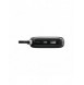 Joyroom powerbank 10000mAh Jelly Series 22,5W med inbyggd Lightning-kabel svart (JR-L003)