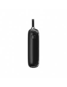 Joyroom powerbank 10000mAh Jelly Series 22,5W med inbyggd Lightning-kabel svart (JR-L003)