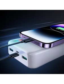 Joyroom powerbank 20000mAh Dazzling Series 22,5W vit (QP195)