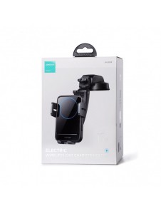 Joyroom biltelefonhållare med 15W trådlös laddare för cockpit svart (JR-ZS219)