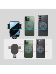 Joyroom biltelefonhållare med 15W trådlös laddare för cockpit svart (JR-ZS219)