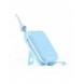 Joyroom powerbank med USB C och Lightning-kablar och stativ Cutie Series 10000mAh 22,5W blå (JR-L008)