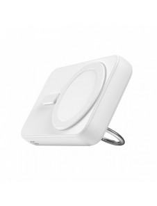 Trådlös powerbank 10000mAh Joyroom JR-W050 20W MagSafe med ring och stativ - vit
