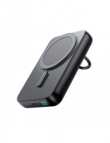 Trådlös powerbank 10000mAh Joyroom JR-W050 20W MagSafe med ring och stativ - svart