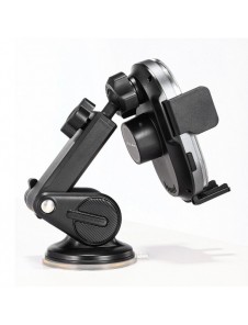 Joyroom bilhållare med 15W induktiv laddare för instrumentbräda svart (JR-ZS299)
