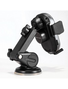 Joyroom bilhållare med 15W induktiv laddare för instrumentbräda svart (JR-ZS299)