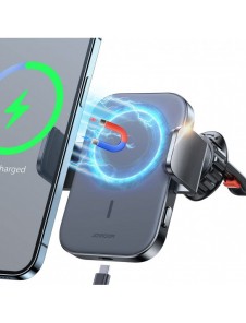 Joyroom Biltelefonhållare med 15W Qi trådlös laddare (MagSafe-kompatibel) för luftventil (JR-ZS295)