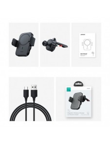 Joyroom Biltelefonhållare med 15W Qi trådlös laddare (MagSafe-kompatibel) för luftventil (JR-ZS295)