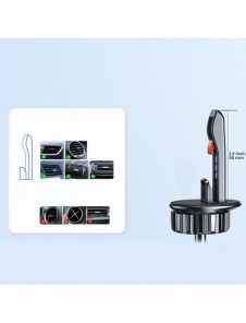Joyroom Biltelefonhållare med 15W Qi trådlös laddare (MagSafe-kompatibel) för luftventil (JR-ZS295)