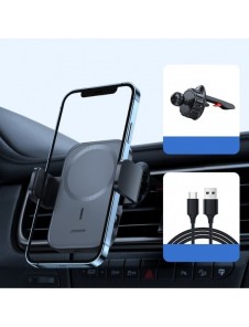 Joyroom Biltelefonhållare med 15W Qi trådlös laddare (MagSafe-kompatibel) för luftventil (JR-ZS295)