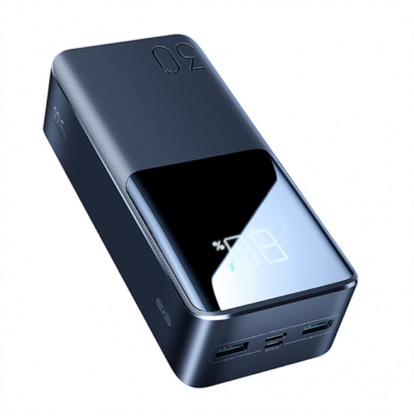 Joyroom powerbank 30000mAh 22,5W PD QC3.0 AFC svart (JR-QP193)