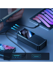Joyroom powerbank 30000mAh 22,5W PD QC3.0 AFC svart (JR-QP193)