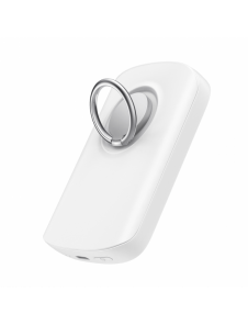 Joyroom induktiv powerbank 6000mAh med ring och stativ upp till 20W vit (JR-W030)