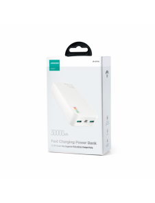 Joyroom powerbank 30000mAh Dazzling Series 22,5W vit (QP196)