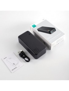 Joyroom powerbank 30000mAh Dazzling Series 22,5W svart (QP196)