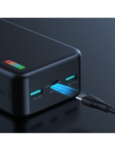 Joyroom powerbank 30000mAh Dazzling Series 22,5W svart (QP196)
