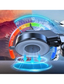 Joyroom automatisk bilhållare induktionsladdare 15W Qi för vindruta cockpitbräda svart (JR-ZS298 dash)
