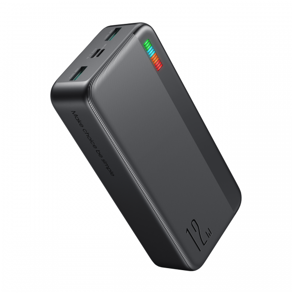 Joyroom powerbank 30000mAh Dazzling Series 12W svart (JR-T018)