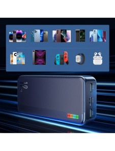Joyroom powerbank 30000mAh Dazzling Series 12W svart (JR-T018)