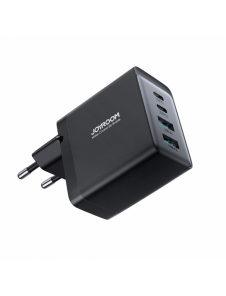 Joyroom laddare GaN 67W 4 portar (2x USB, 2x USB C) svart (TCG02) + kabel USB C - USB C 100W 1,2m