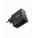 Joyroom laddare GaN 67W 4 portar (2x USB, 2x USB C) svart (TCG02) + kabel USB C - USB C 100W 1,2m