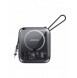 Joyroom induktionsströmbank 10000mAh Icy Series 22,5W med inbyggd Lightning-kabel svart (JR-L007)