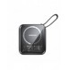 Joyroom induktionsströmbank 10000mAh Icy Series 22,5W med inbyggd Lightning-kabel svart (JR-L007)