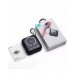 Joyroom induktionsströmbank 10000mAh Icy Series 22,5W med inbyggd Lightning-kabel svart (JR-L007)