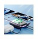 Joyroom induktionsströmbank 10000mAh Icy Series 22,5W med inbyggd Lightning-kabel svart (JR-L007)