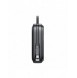 Joyroom induktionsströmbank 10000mAh Icy Series 22,5W med inbyggd USB C-kabel svart (JR-L006)