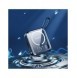 Joyroom induktionsströmbank 10000mAh Icy Series 22,5W med inbyggd USB C-kabel svart (JR-L006)