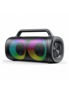 Joyroom 5.1 trådlös bluetooth-högtalare med LED-färgbelysning svart (JR-MW02)