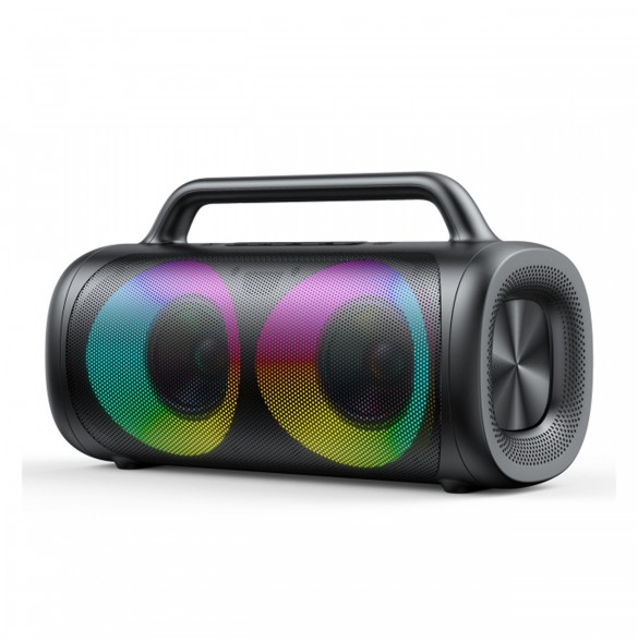 Joyroom 5.1 trådlös bluetooth-högtalare med LED-färgbelysning svart (JR-MW02)