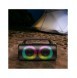 Joyroom 5.1 trådlös bluetooth-högtalare med LED-färgbelysning svart (JR-MW02)