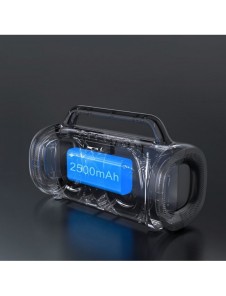 Joyroom 5.1 trådlös bluetooth-högtalare med LED-färgbelysning svart (JR-MW02)